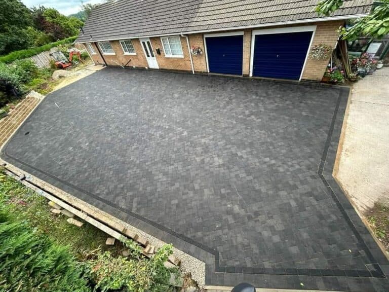 Heritage Paving installed block paved driveway