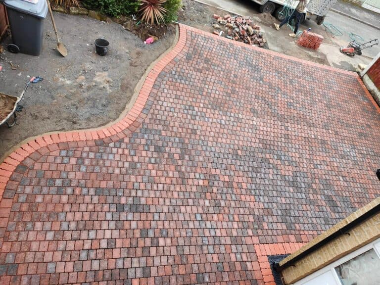 Heritage Paving installed block paved driveway