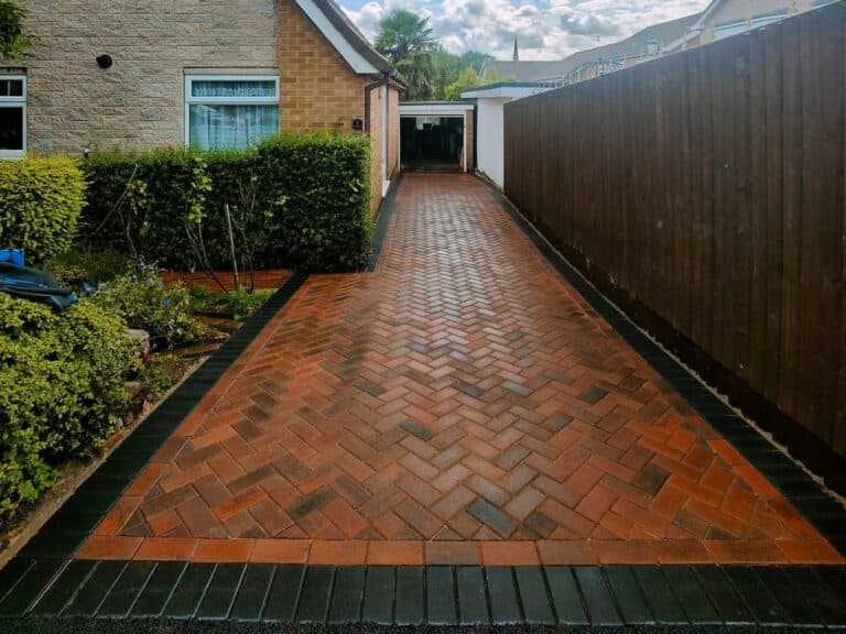 Heritage Paving installed block paved driveway
