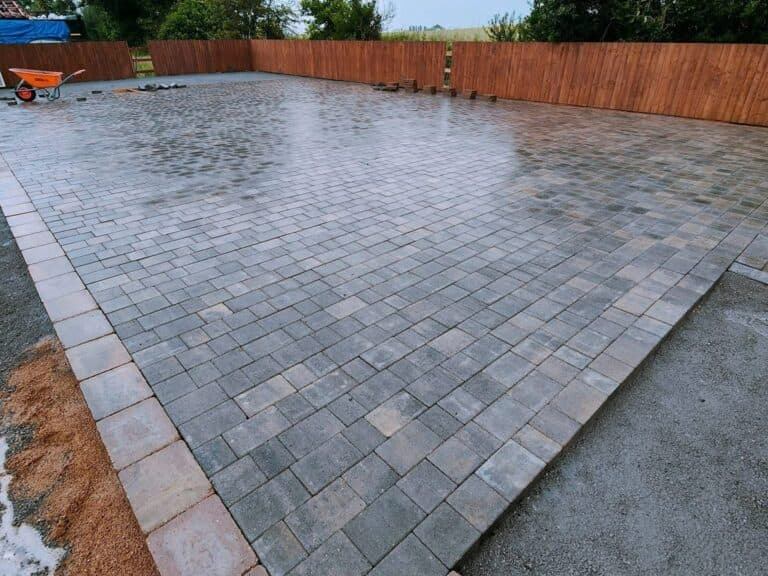 Heritage Paving installed block paved driveway