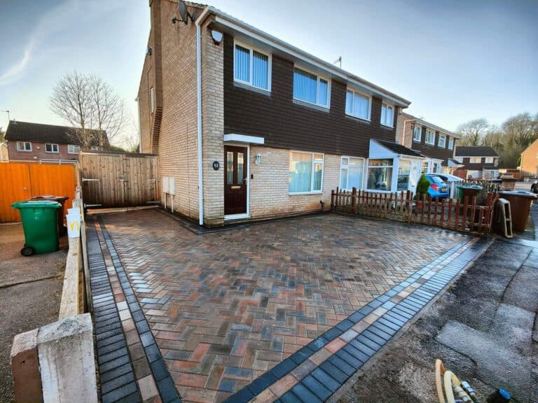 Heritage Paving installed block paved driveway