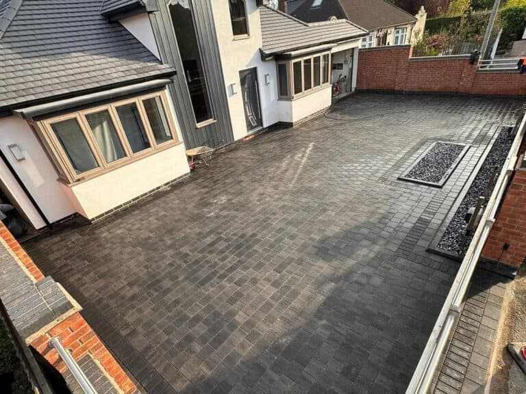 Heritage Paving installed block paved driveway