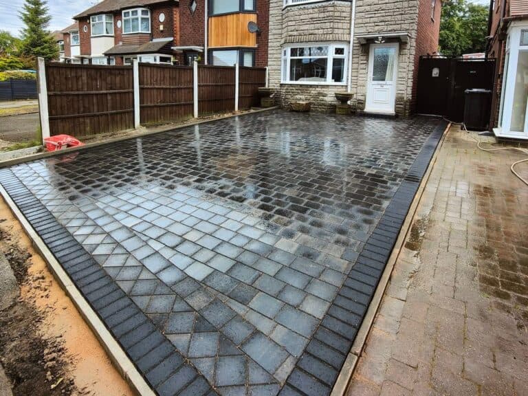 Heritage Paving installed block paved driveway