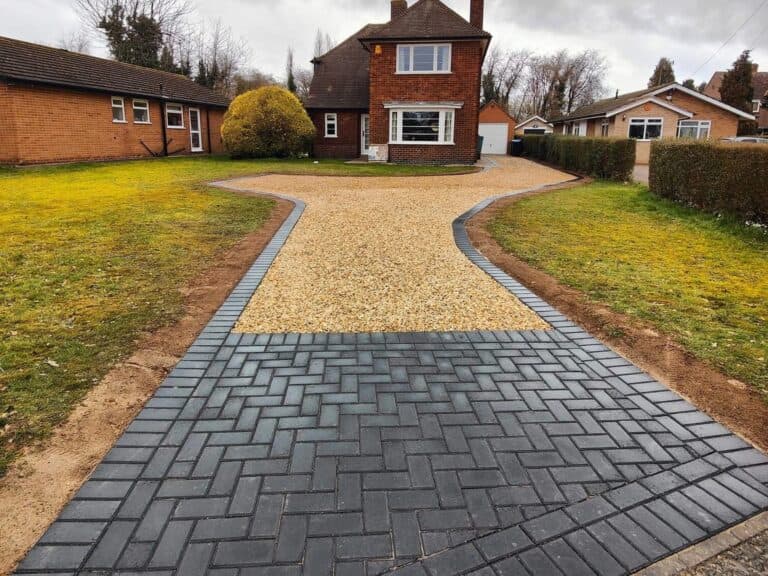 Heritage Paving installed block paved driveway