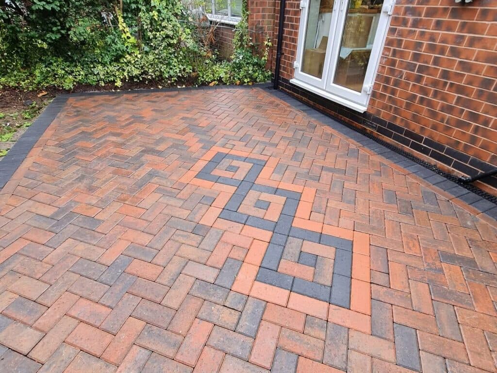 Heritage Paving installed block paving patio
