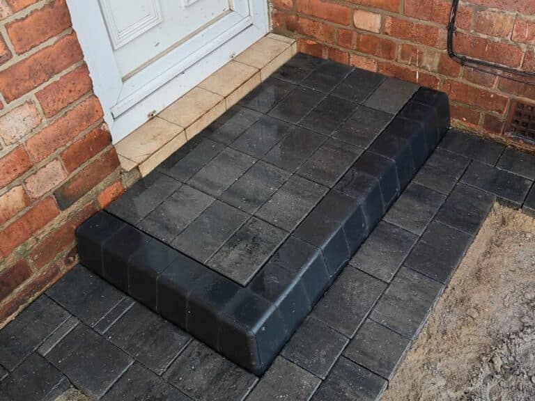 Heritage Paving installed block paving patio
