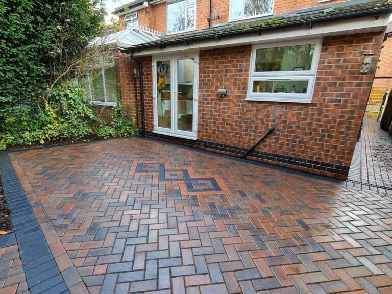 Heritage Paving installed block paving patio