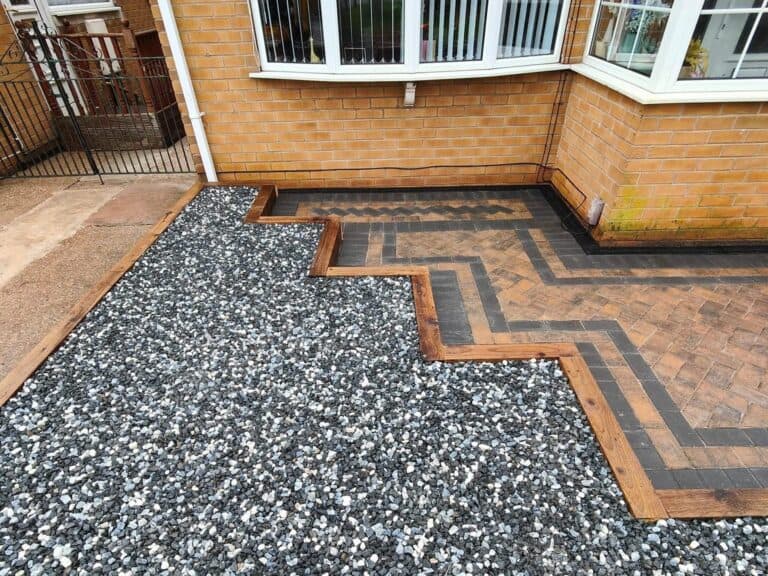 Heritage Paving installed block paving patio