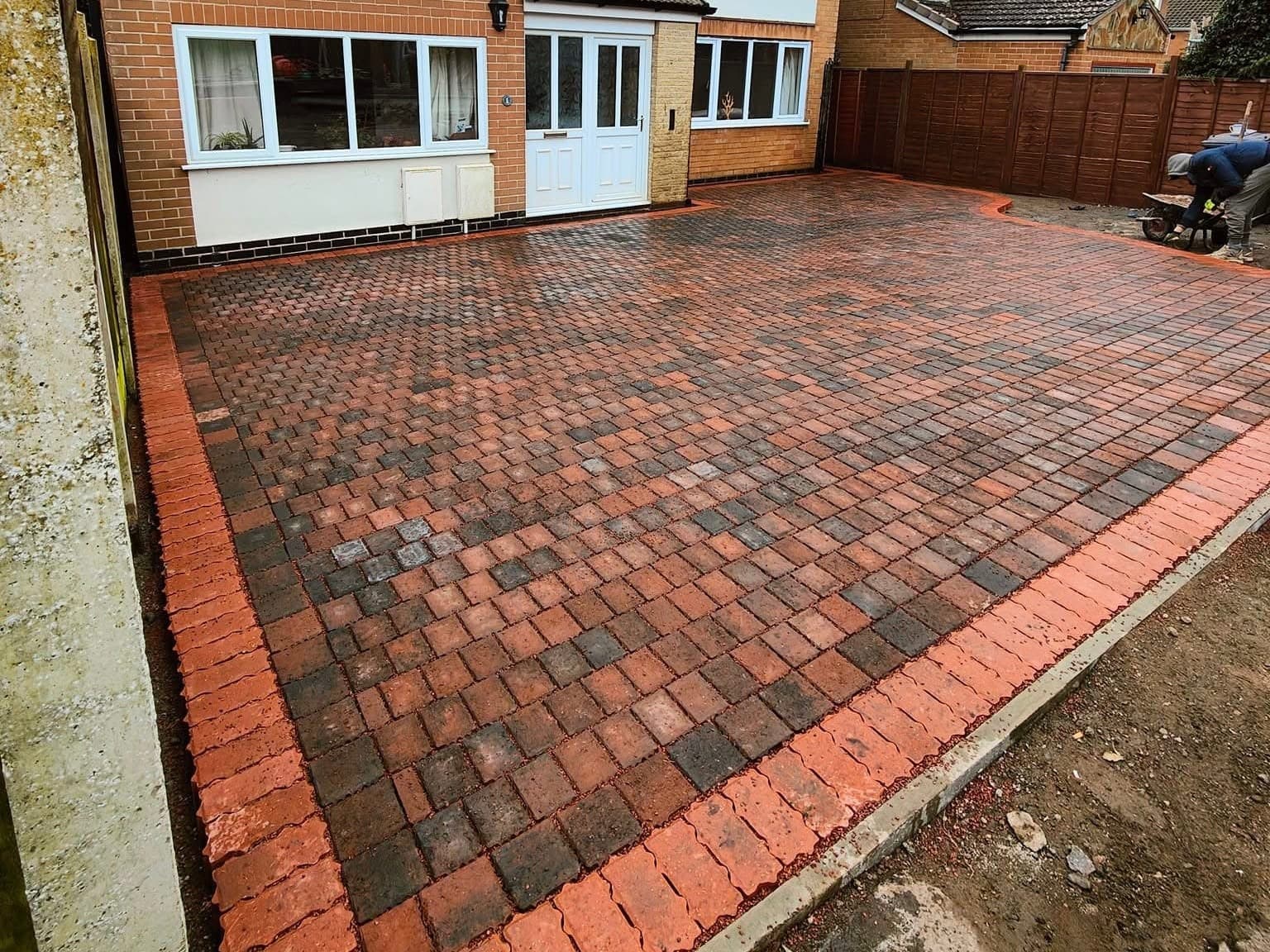 Heritage Paving installed block paved driveway