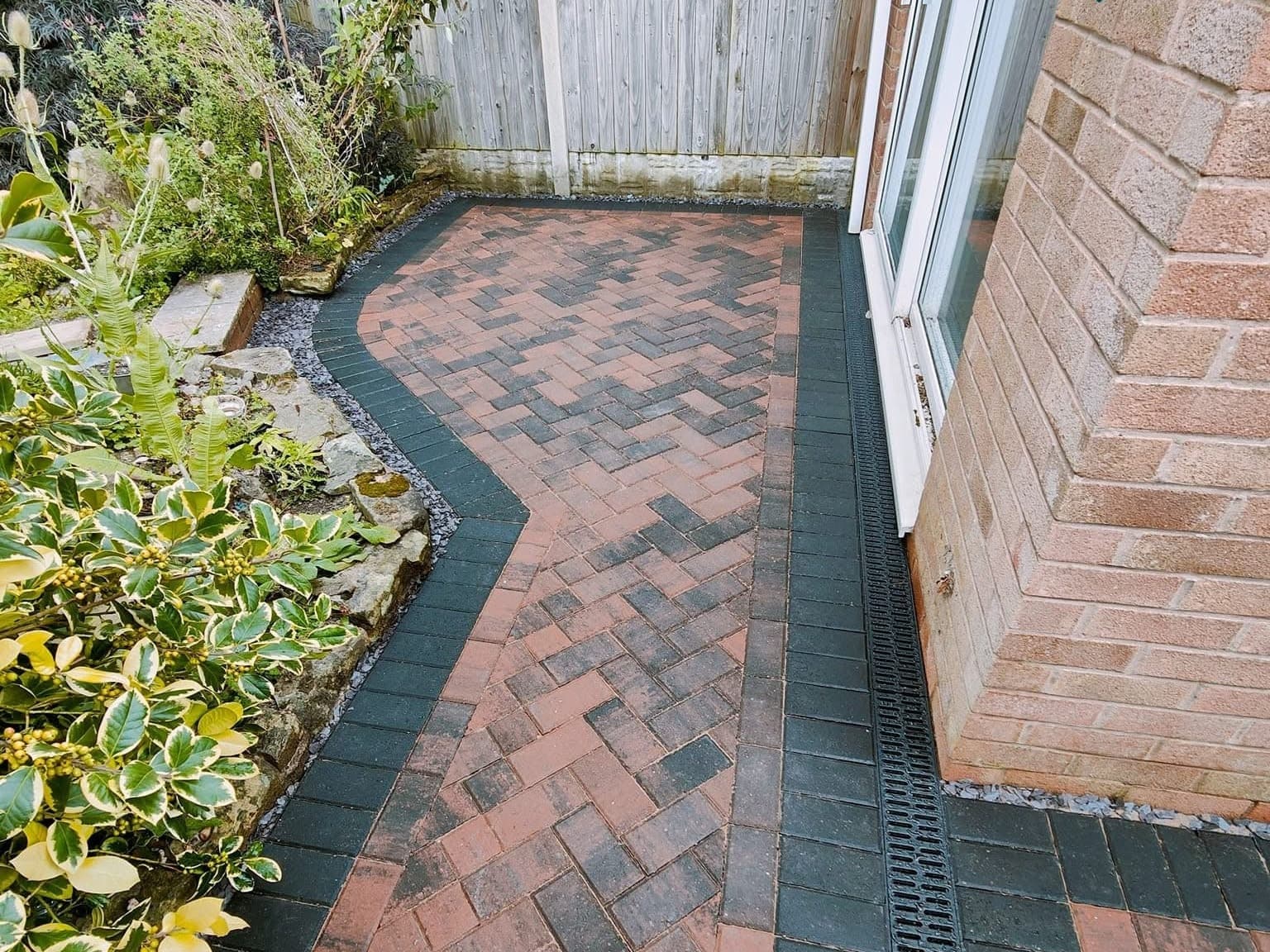 Heritage Paving installed block paving patio